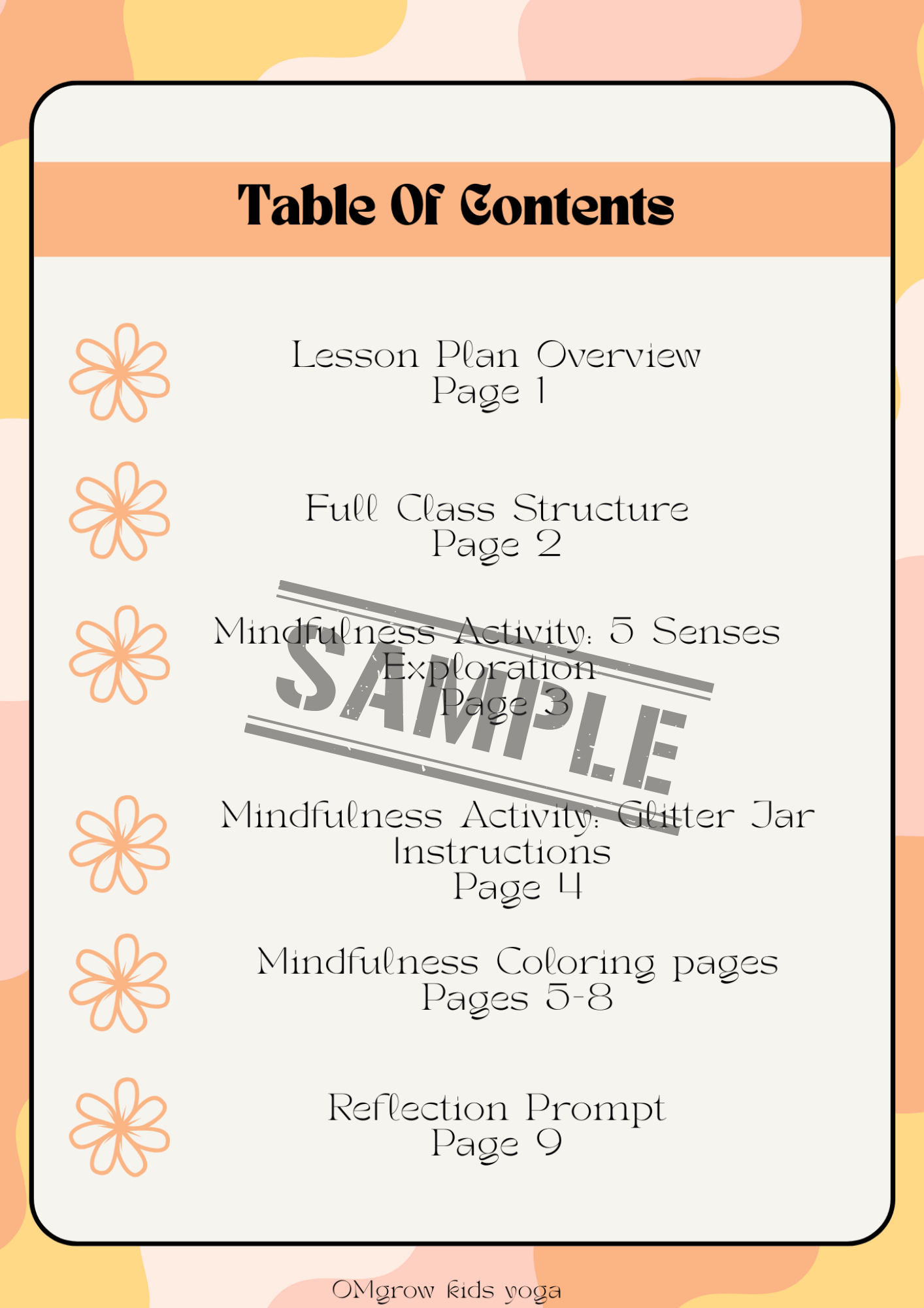 Complete Kids’ Mindfulness Yoga Lesson Plan – OMgrow Kids Yoga