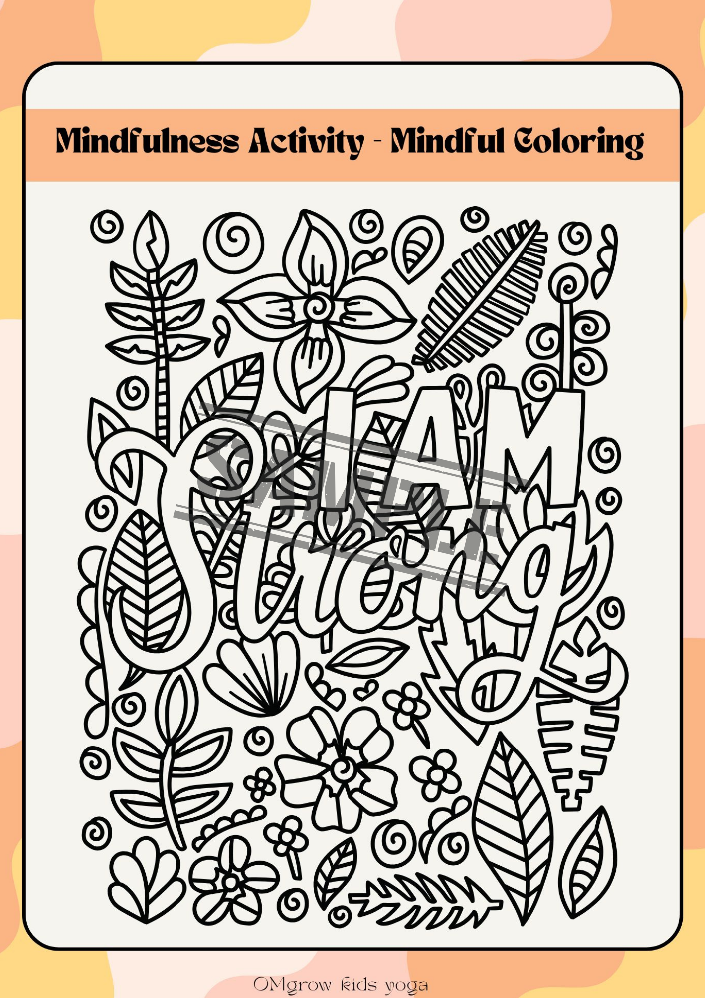 Complete Kids’ Mindfulness Yoga Lesson Plan – OMgrow Kids Yoga